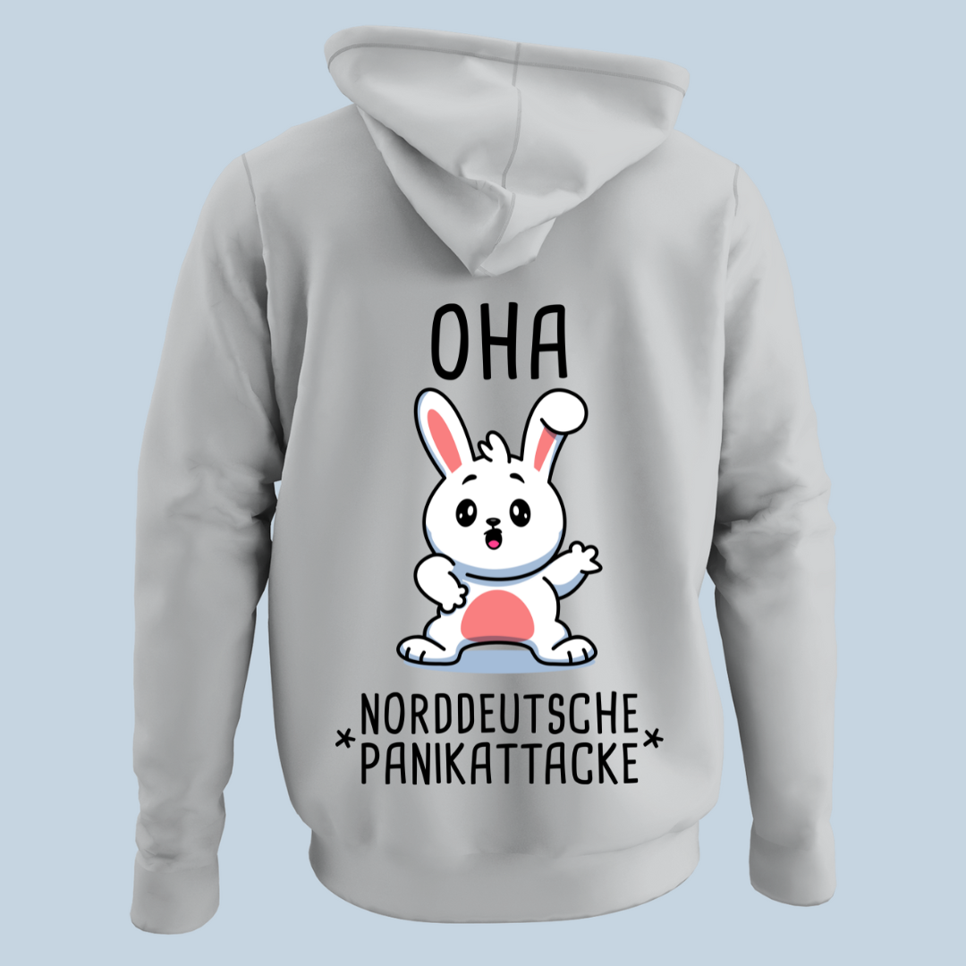 Oha Hase - Hoodie Unisex Rückendruck