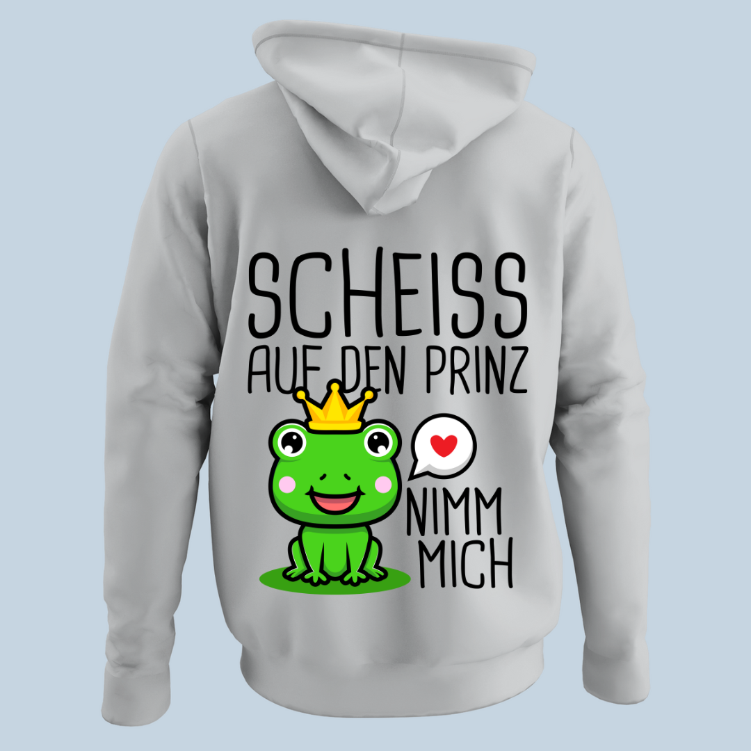 Prinz Frosch - Hoodie Unisex Rückendruck