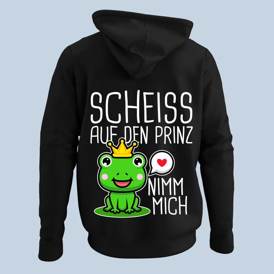 Prinz Frosch - Hoodie Unisex Rückendruck