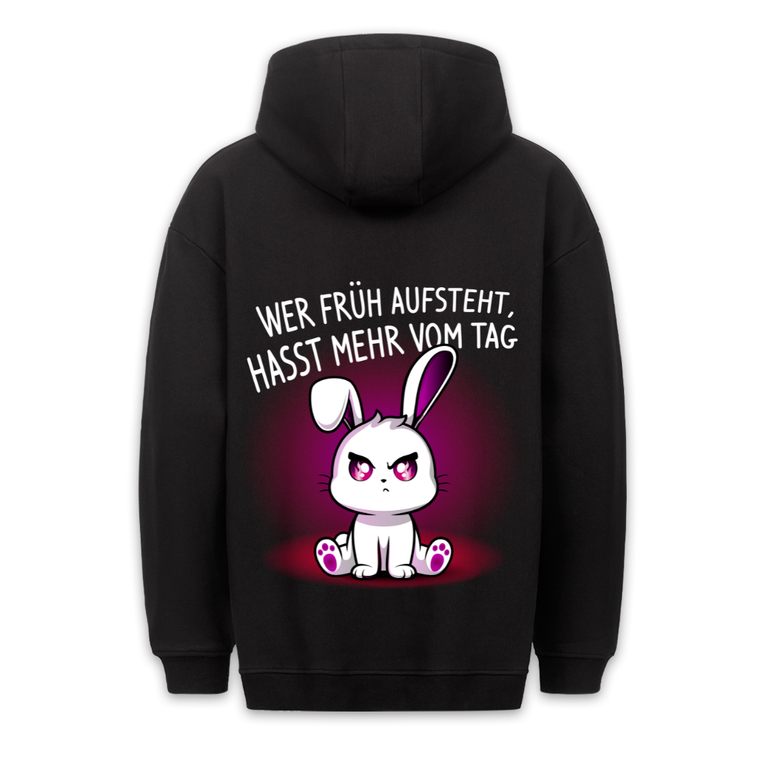 Tag Hase - Hoodie Unisex Rückendruck