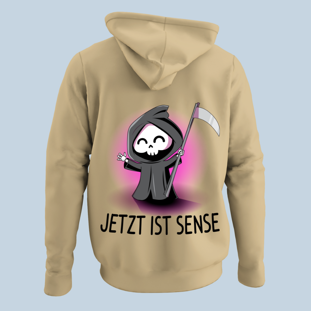 Sense Sensenmann - Hoodie Unisex Rückendruck