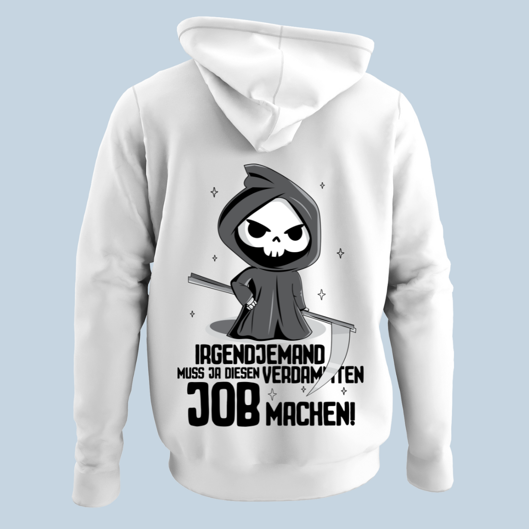 Job Sensenmann - Hoodie Unisex Rückendruck