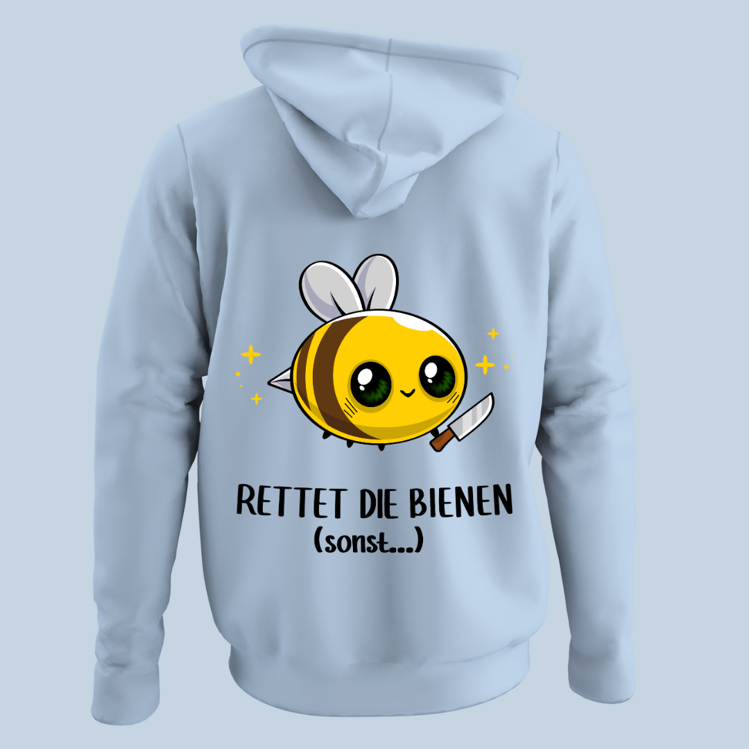 Bienen Rettung - Hoodie Unisex Rückendruck