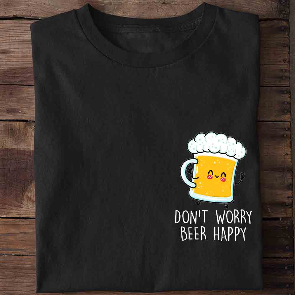 Beerhappy - Shirt Unisex Brust