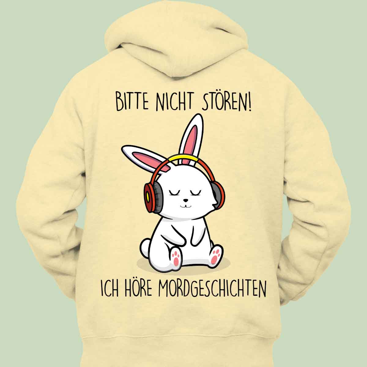 Mordgeschichten Bunny - Hoodie Unisex Rückendruck