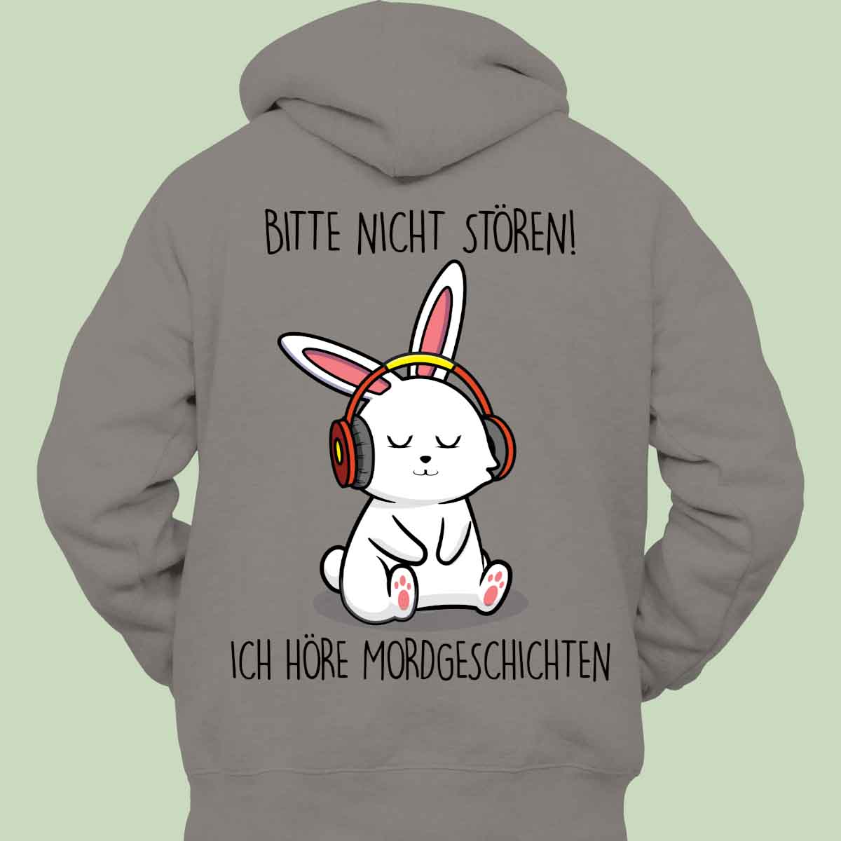 Mordgeschichten Bunny - Hoodie Unisex Rückendruck