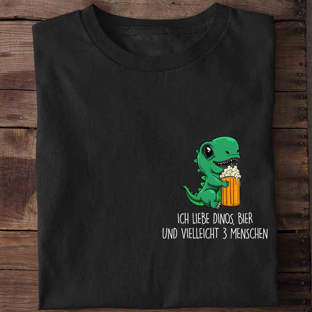 Lieblingsbier Dino Brust - Shirt Unisex