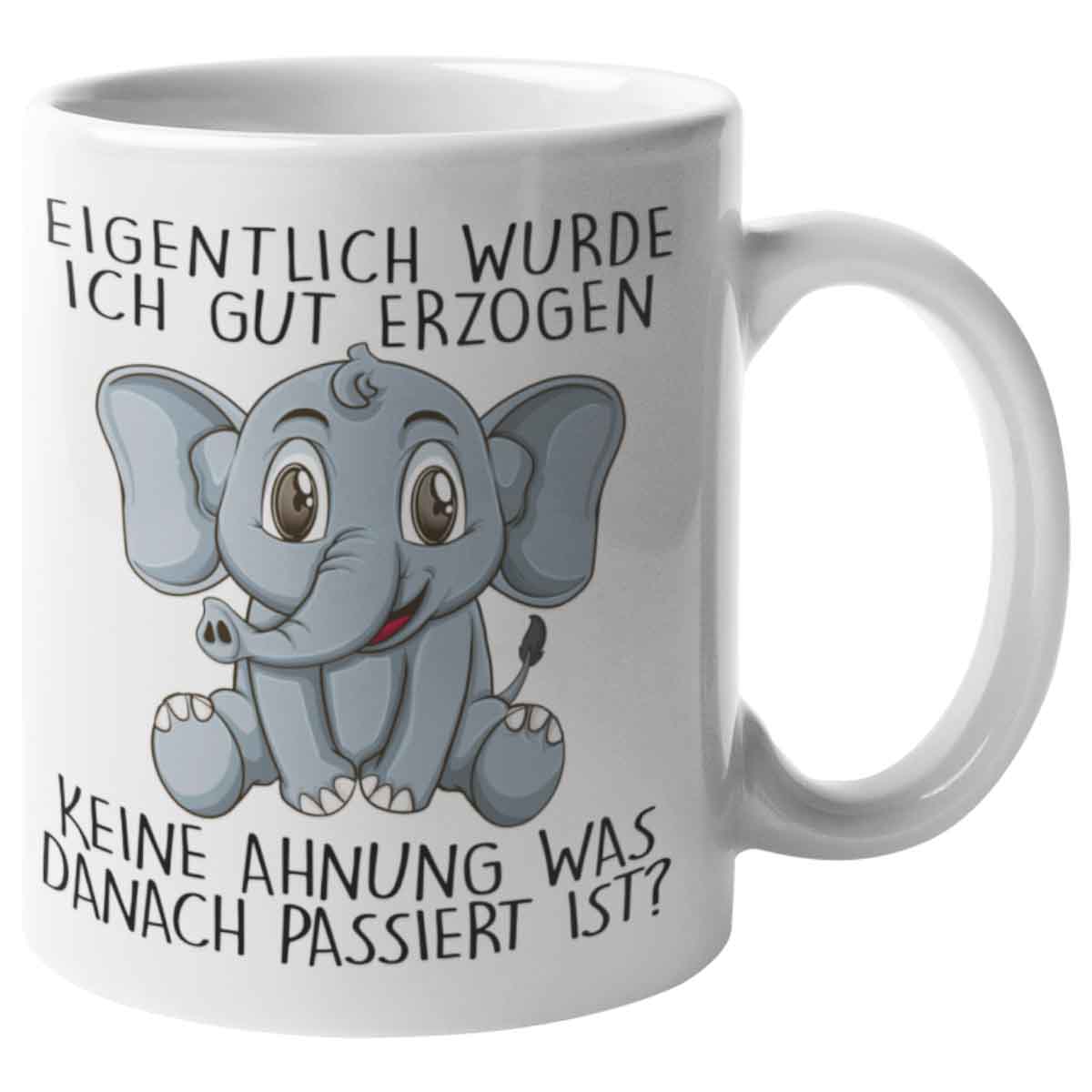 Erzogen Elefant - Tasse