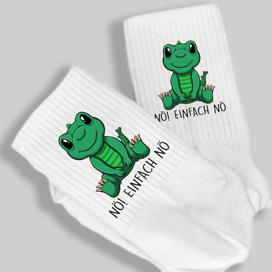 Nö! Dinosaurier - Premium Socken Lang