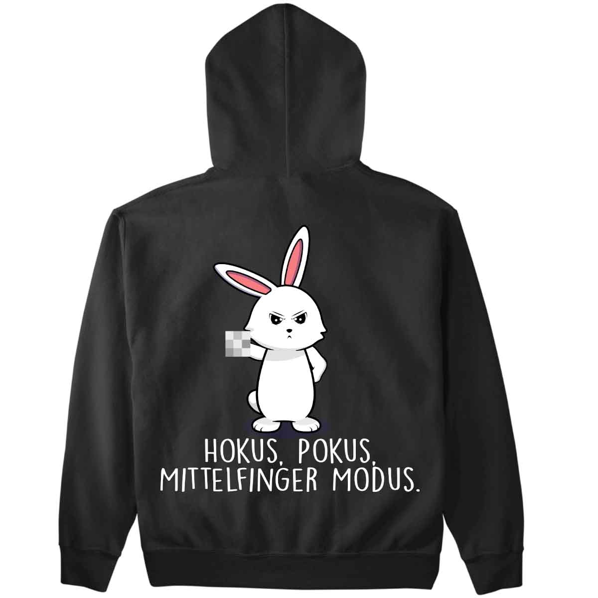 Hokus Pokus Bunny - Premium Hoodie Unisex Rückendruck