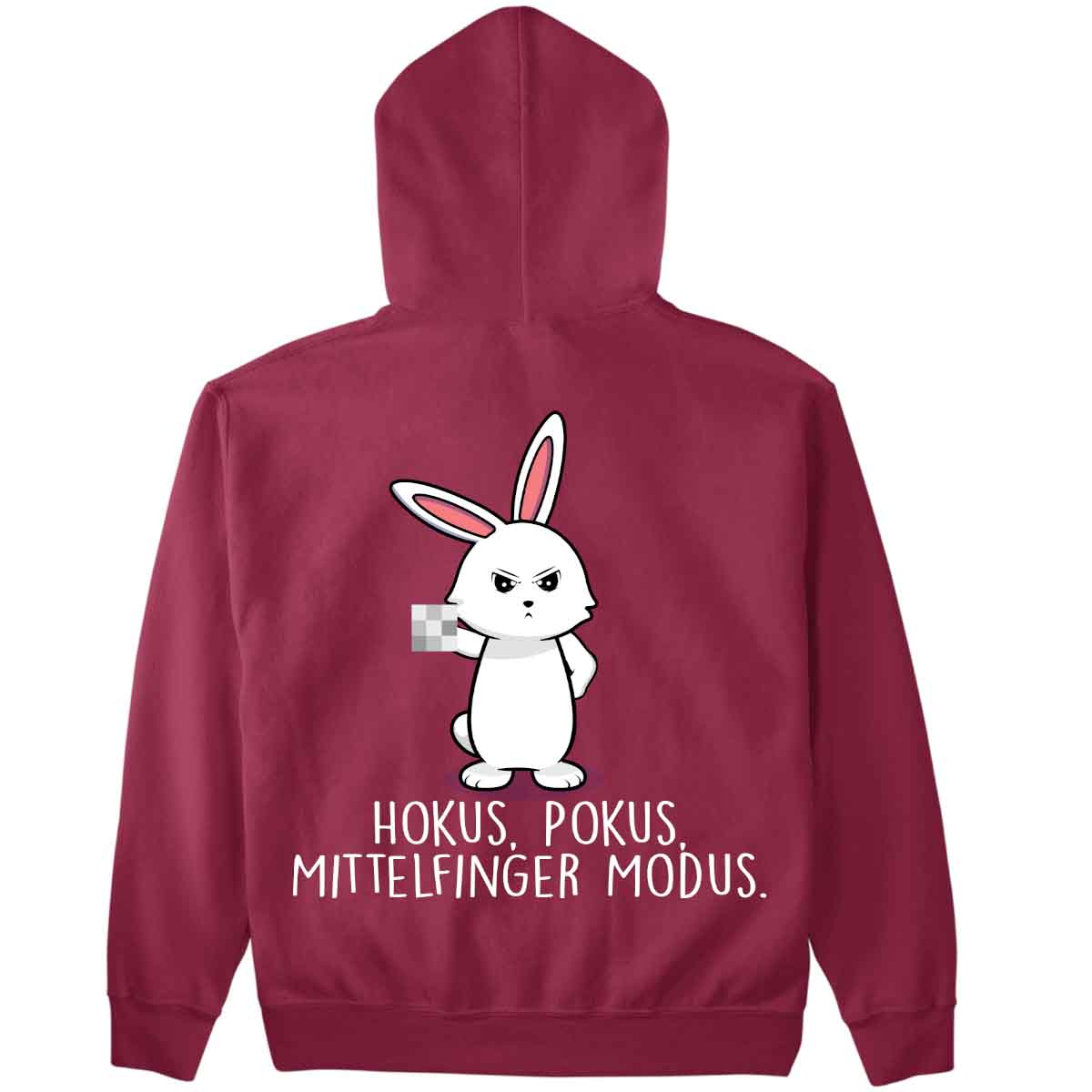 Hokus Pokus Bunny - Premium Hoodie Unisex Rückendruck
