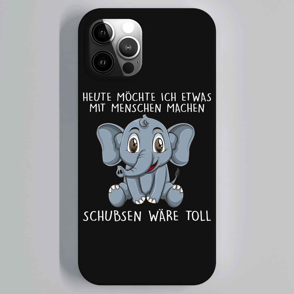 Schubsen Elefant - Handyhülle IPhone
