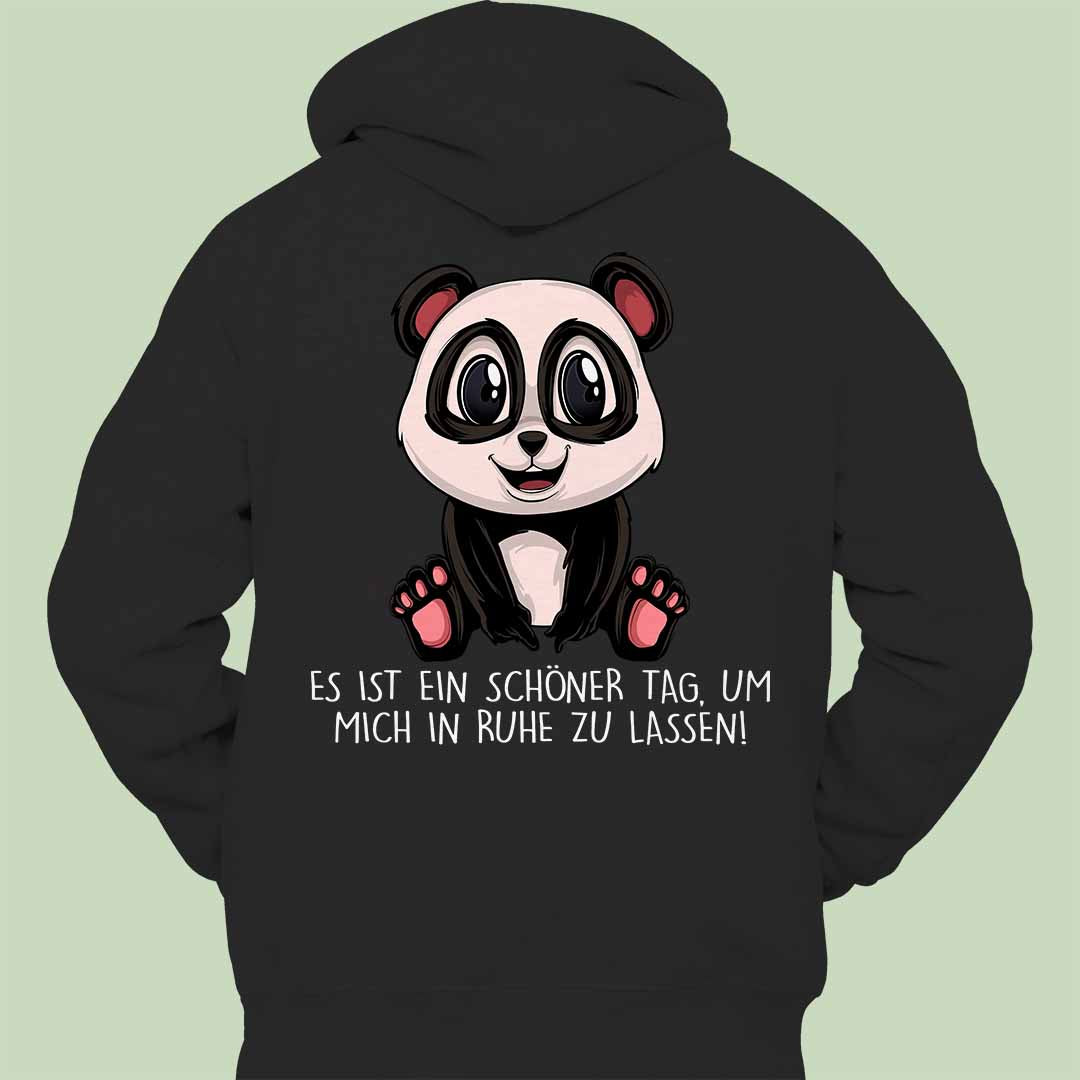 Ruhe Panda - Hoodie Unisex Rückendruck