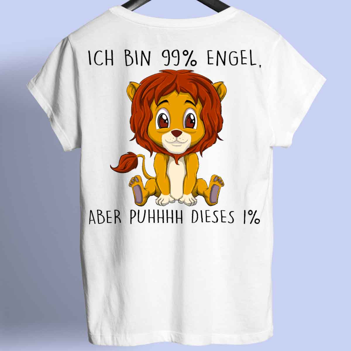 Engel Löwe - Shirt Rückendruck
