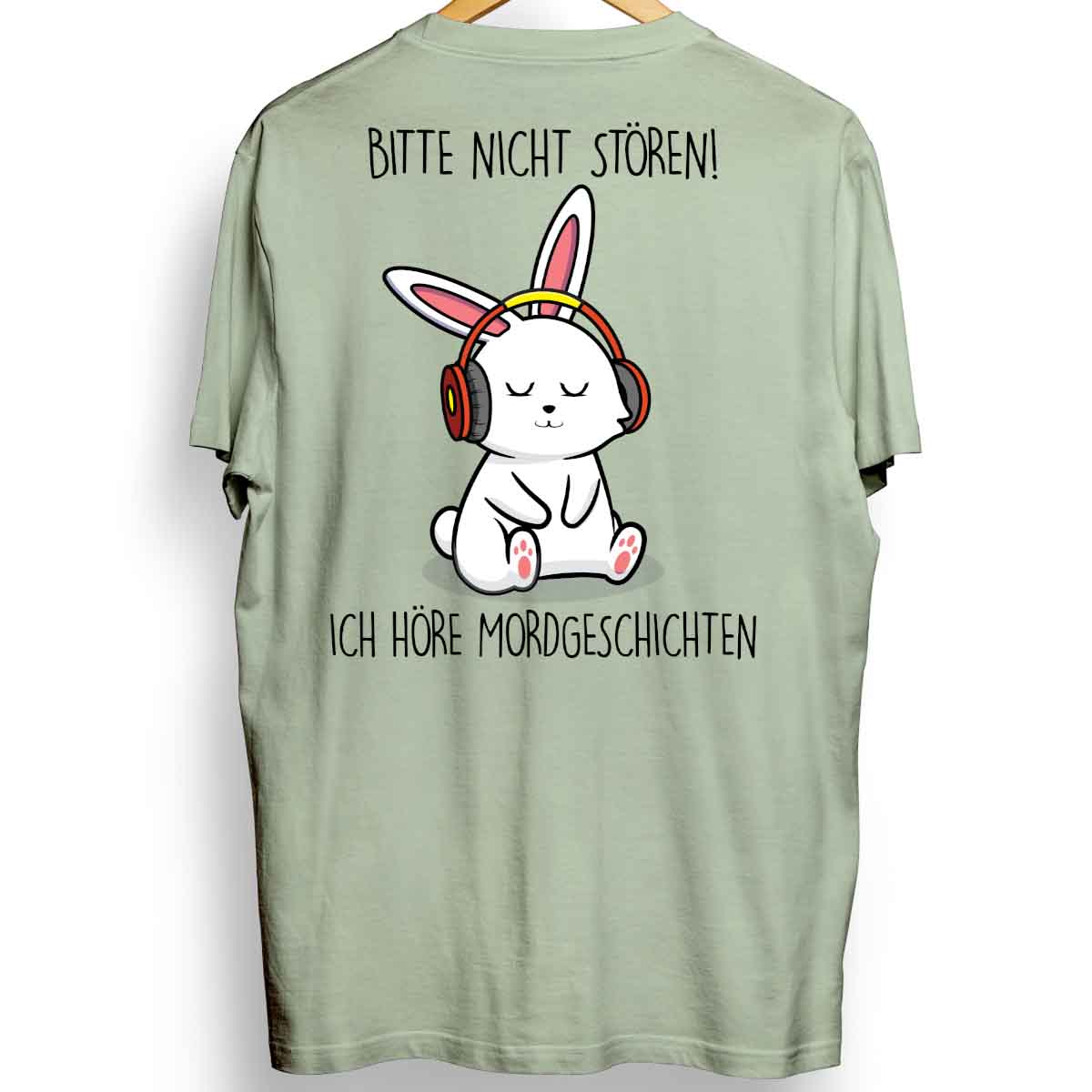 Mordgeschichten Bunny - Oversize Shirt Unisex Rückendruck