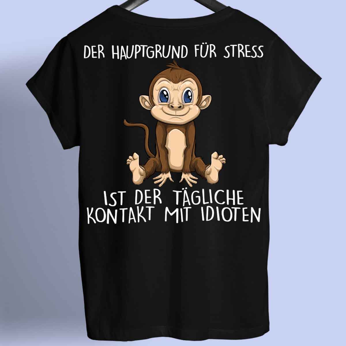 Stress Affe - Shirt Rückendruck