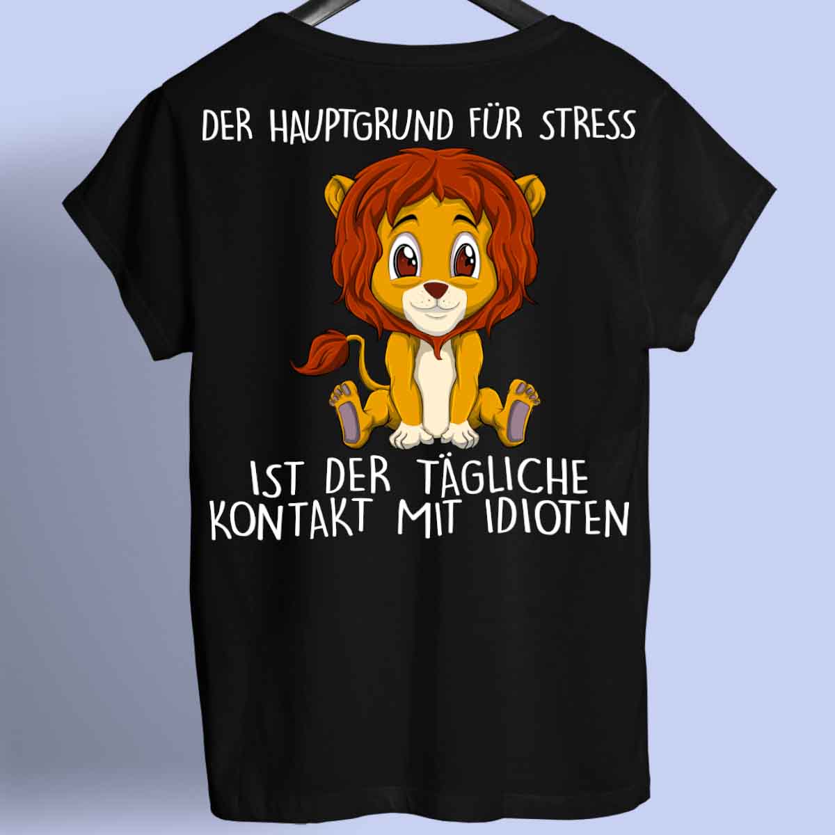 Stress Löwe - Shirt Rückendruck