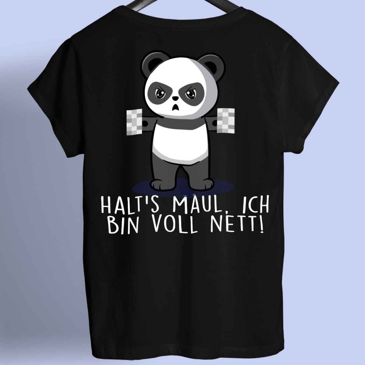 Voll Nett Cute Panda - Shirt Rückendruck