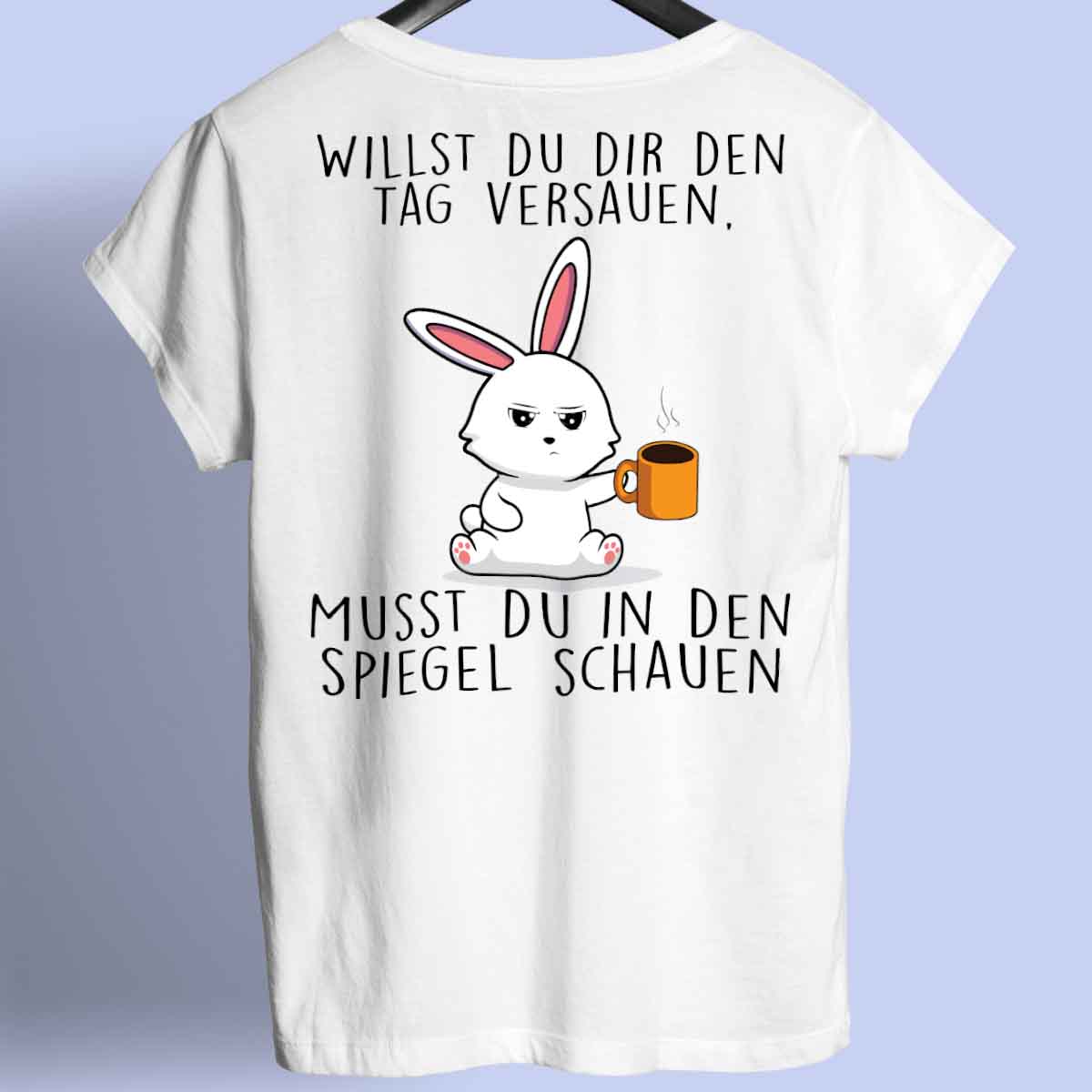 Spiegel Bunny - Shirt Unisex Rückendruck