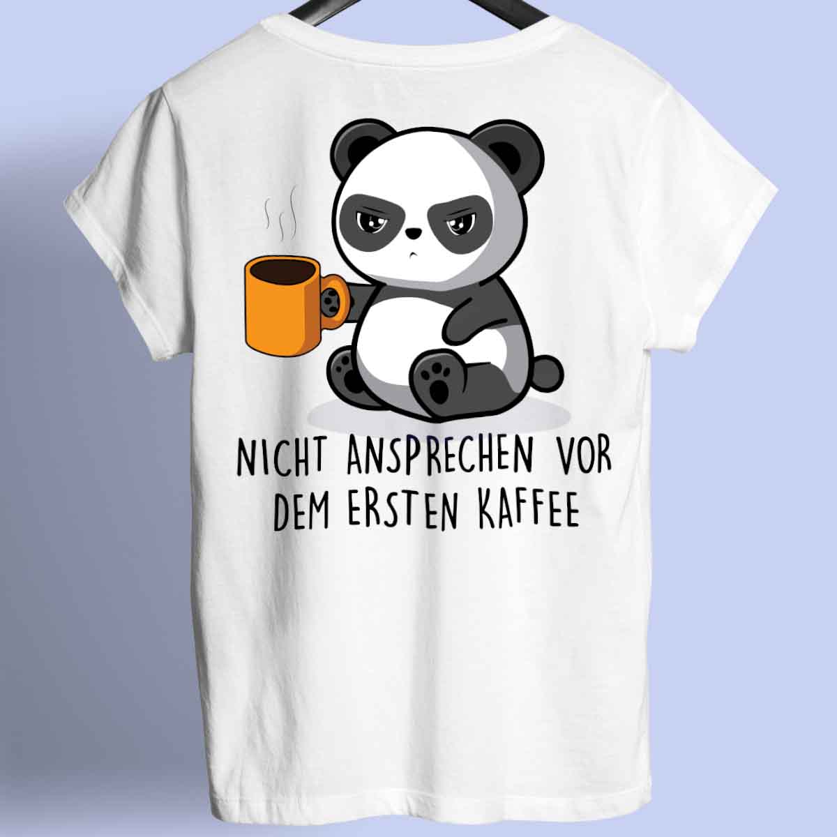 Ansprechen Cute Panda - Shirt Rückendruck