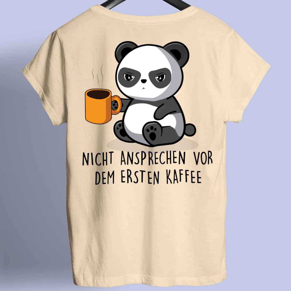 Ansprechen Cute Panda - Shirt Rückendruck