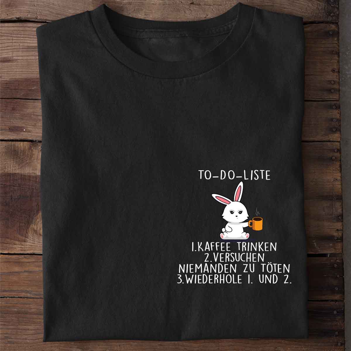 To-Do Bunny Brust - Shirt Unisex