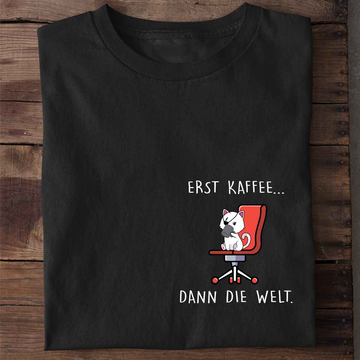 Welt Kätzchen Brust - Shirt Unisex