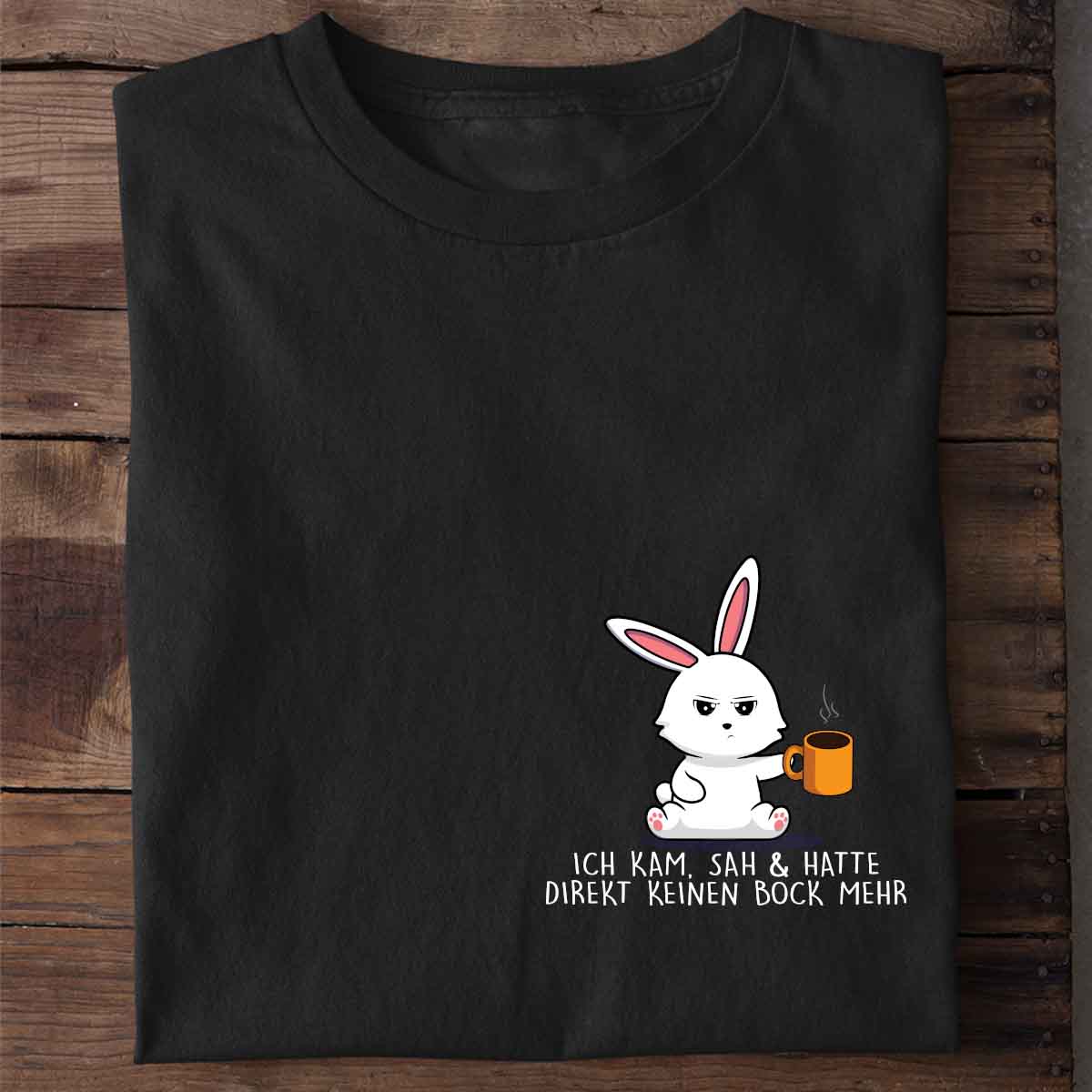 Kein Bock Cute Bunny - Shirt Unisex Brust