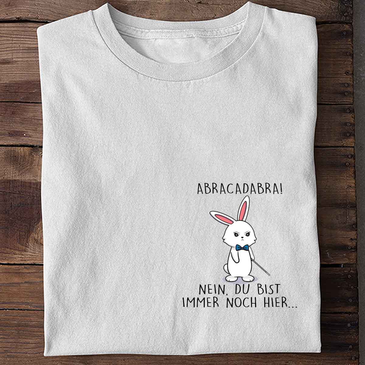 Abracadabra Magic  Bunny Brust –  Shirt Unisex