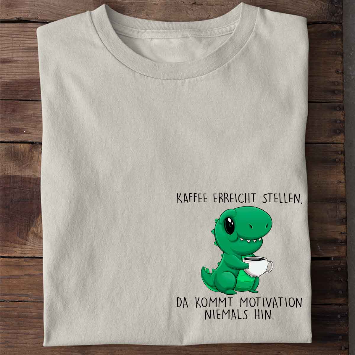 Motivation Cute Dino - Shirt Unisex Brust