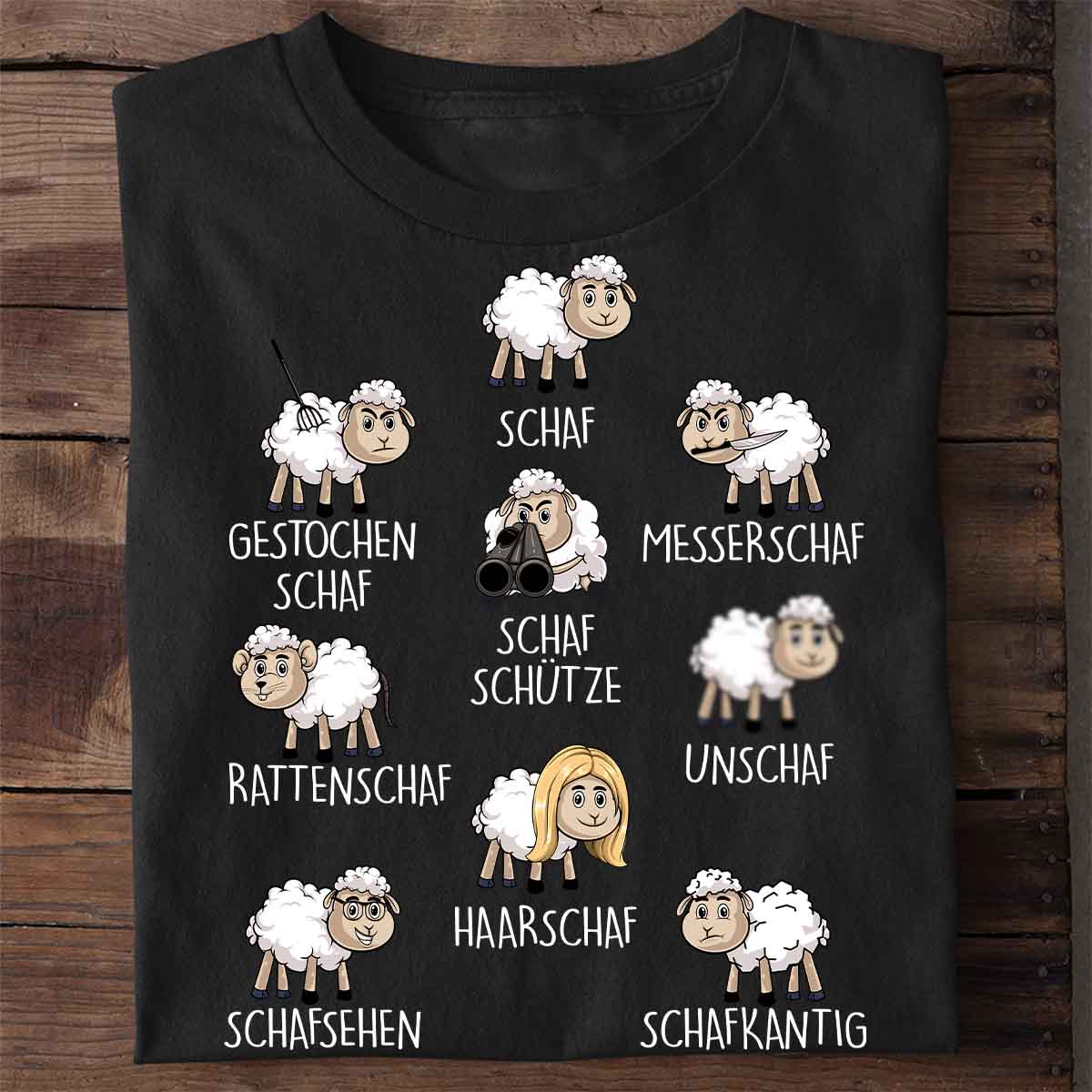 Familie Schaf - Shirt Unisex