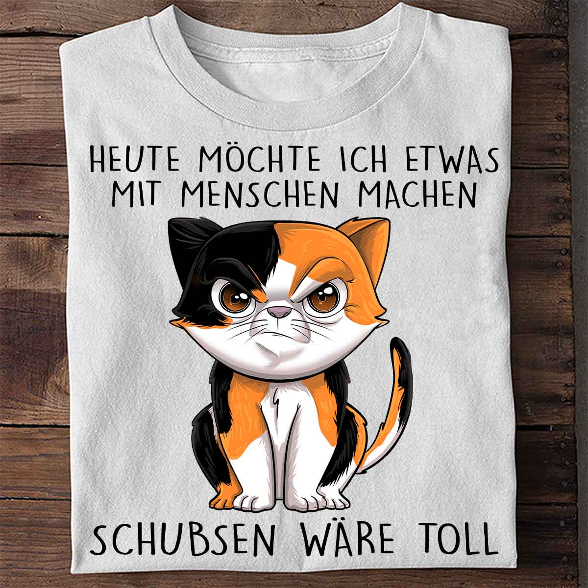 Schubsen Kätzchen - Shirt Unisex