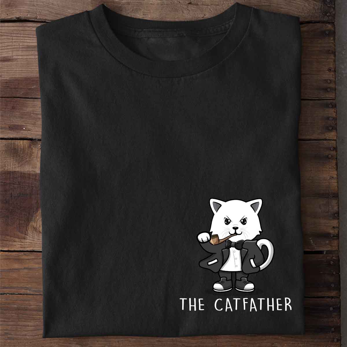 The Catfather - Shirt Unisex Brust