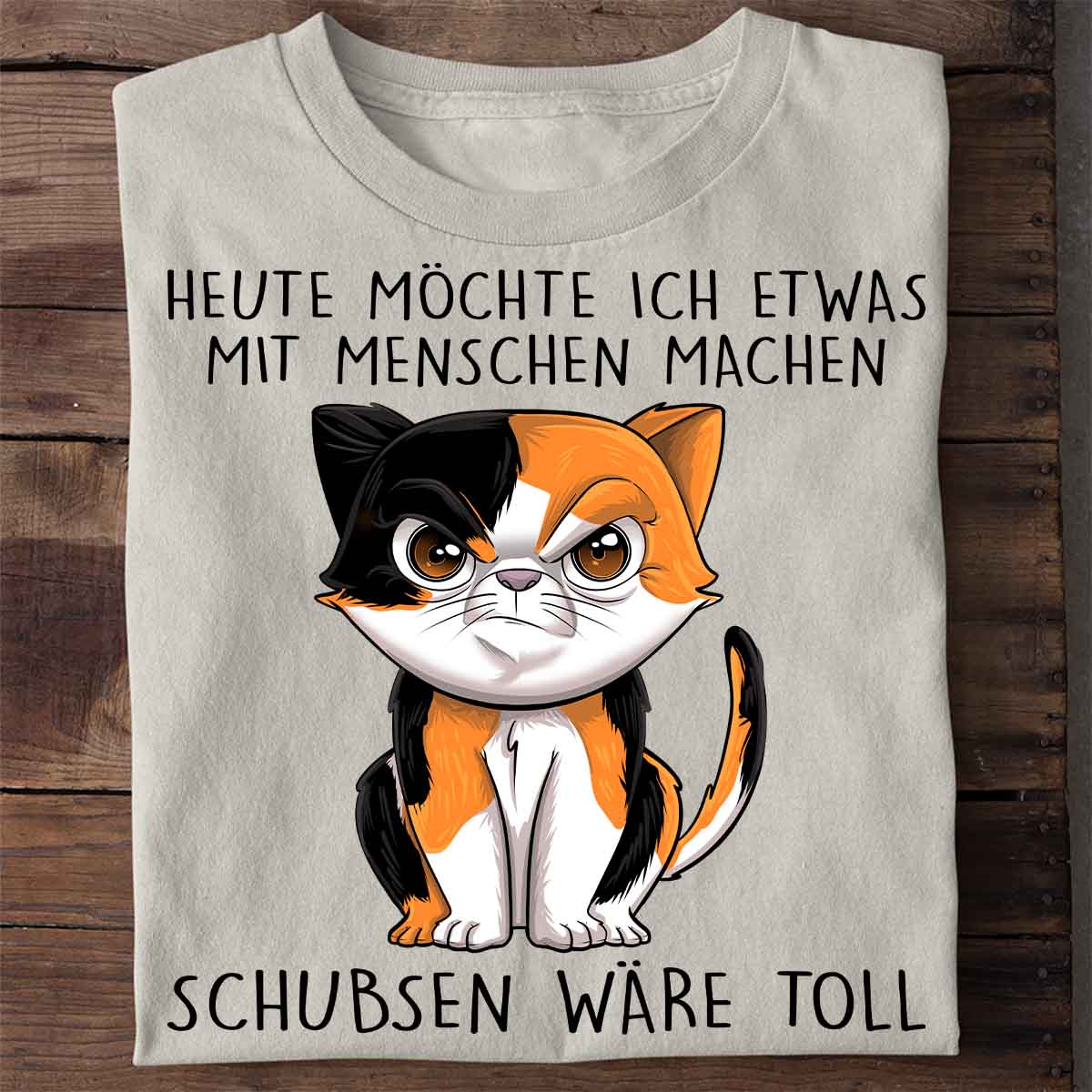 Schubsen Kätzchen - Shirt Unisex