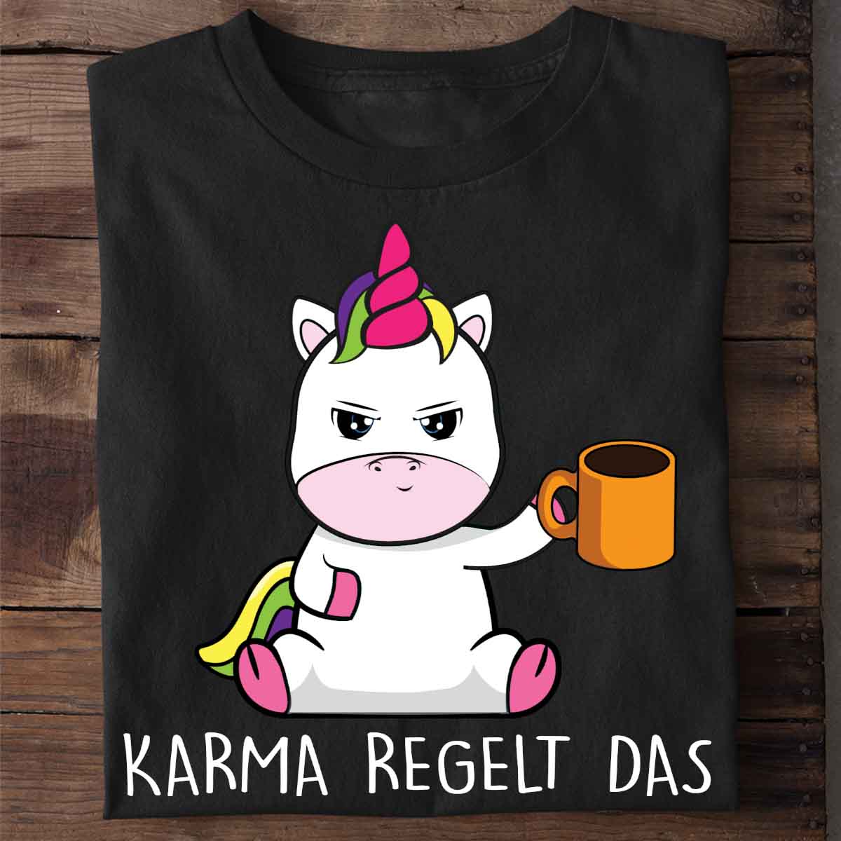Karma Cute Einhorn - Shirt Unisex