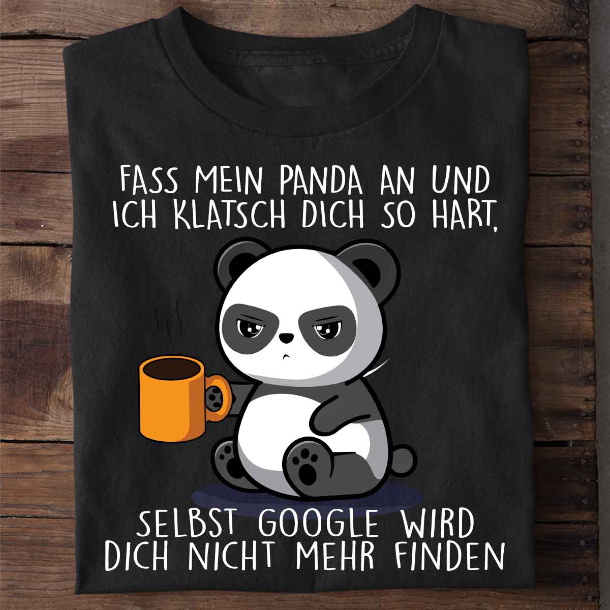 Anfassen Cute Panda - Shirt Unisex