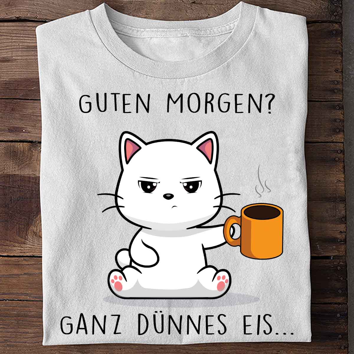 Guten Morgen Cute Cat - Shirt Unisex