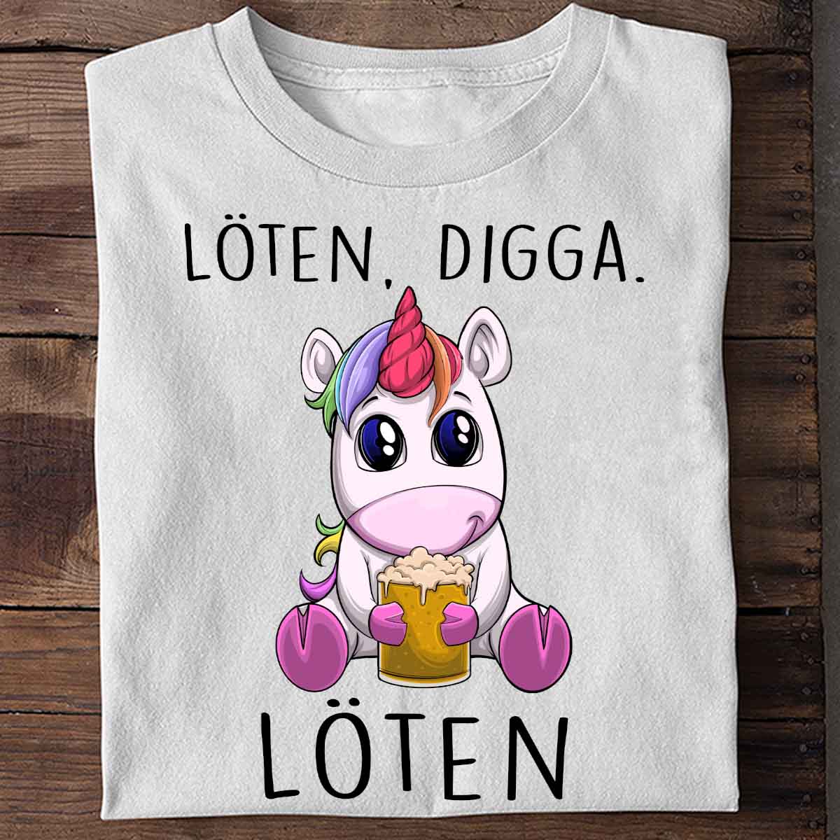 Löten Einhorn - Shirt Unisex