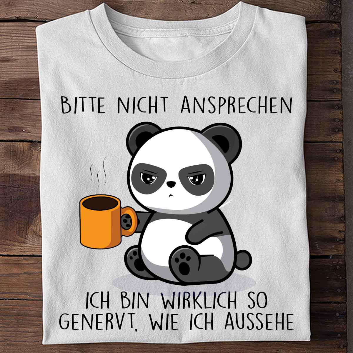 Genervt Cute Panda - Shirt Unisex