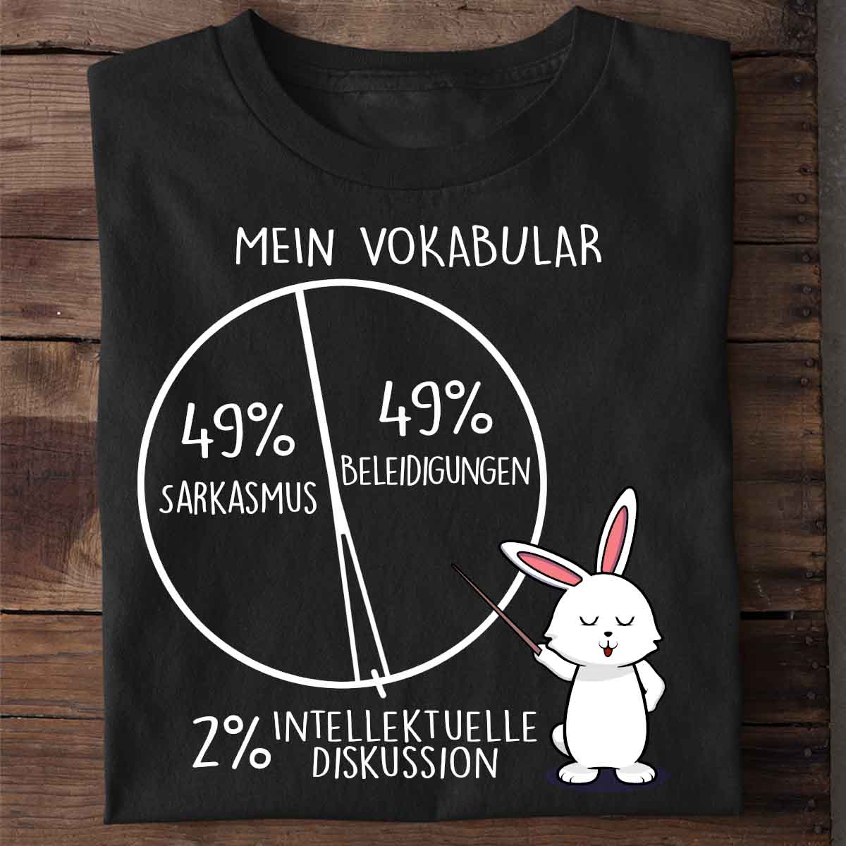 Vokabular Bunny - Shirt Unisex