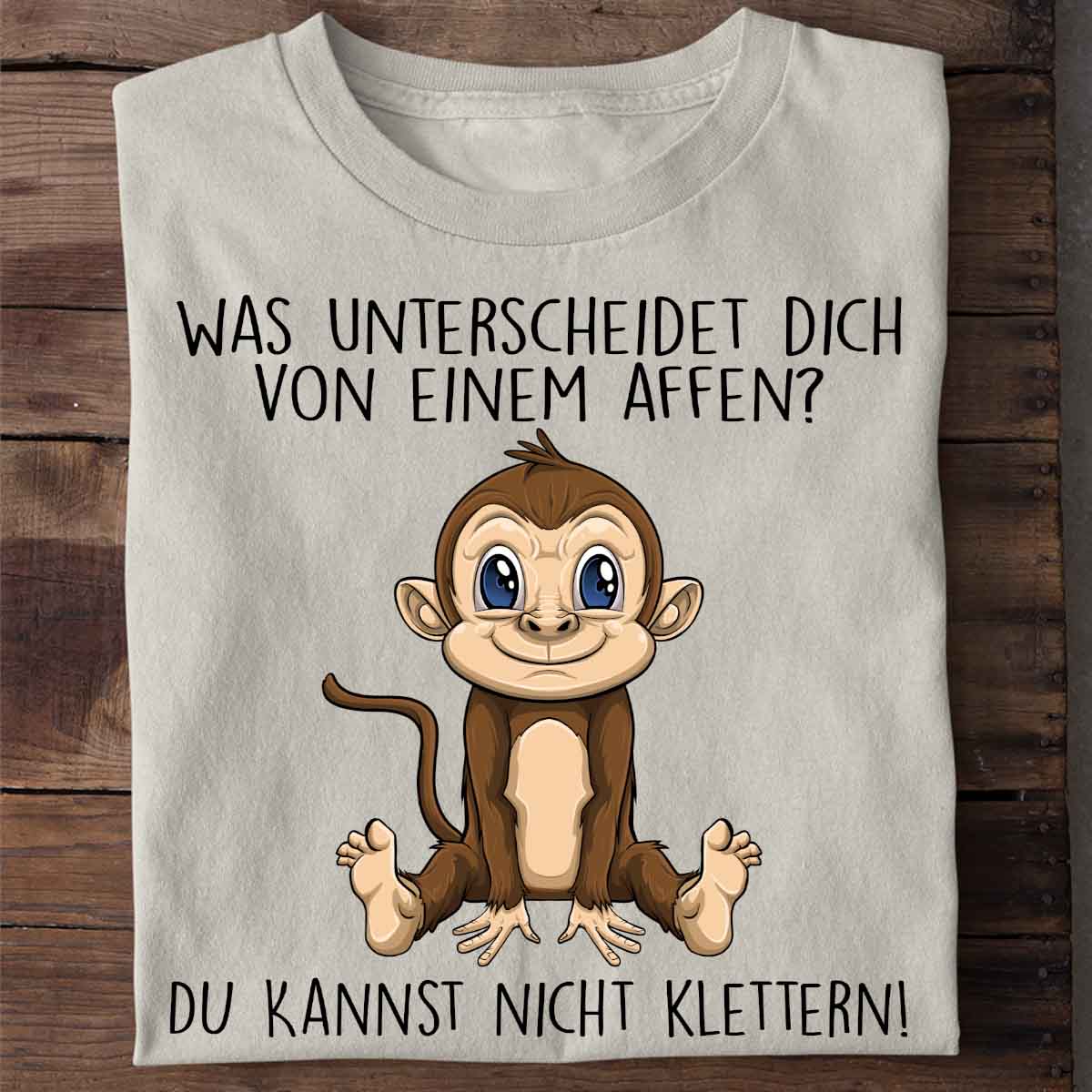 Klettern Affe - Shirt Unisex