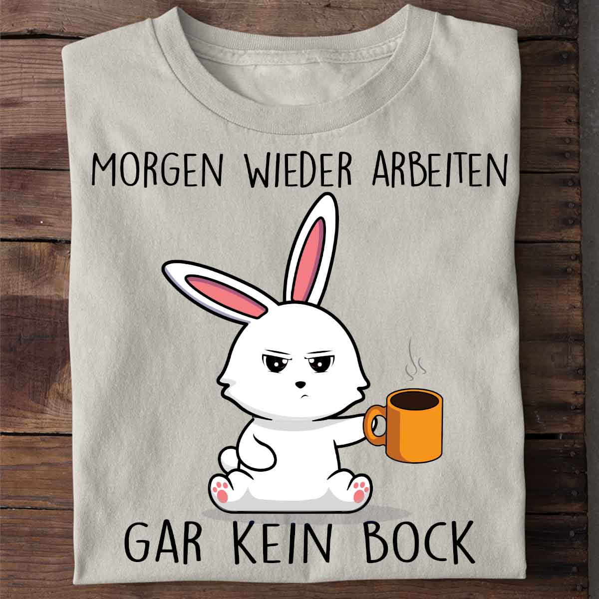 Gar Kein Bock Mittelfinger Bunny - Shirt Unisex