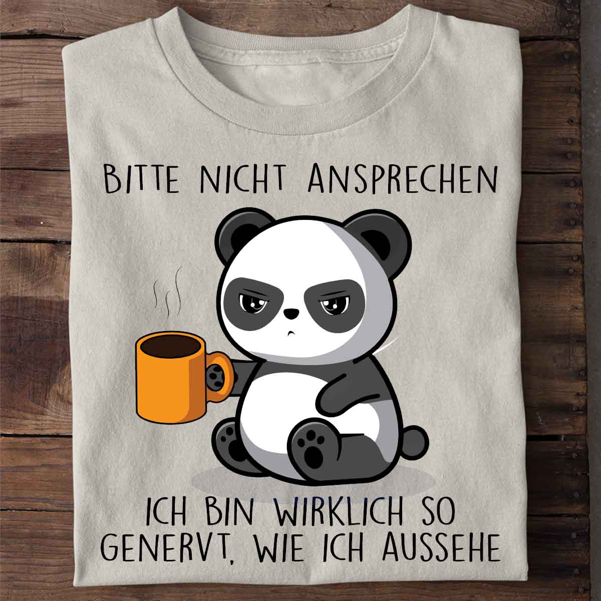 Genervt Cute Panda - Shirt Unisex
