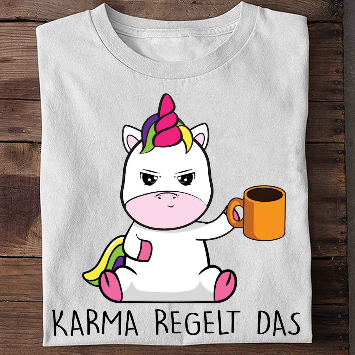 Karma Cute Einhorn - Shirt Unisex