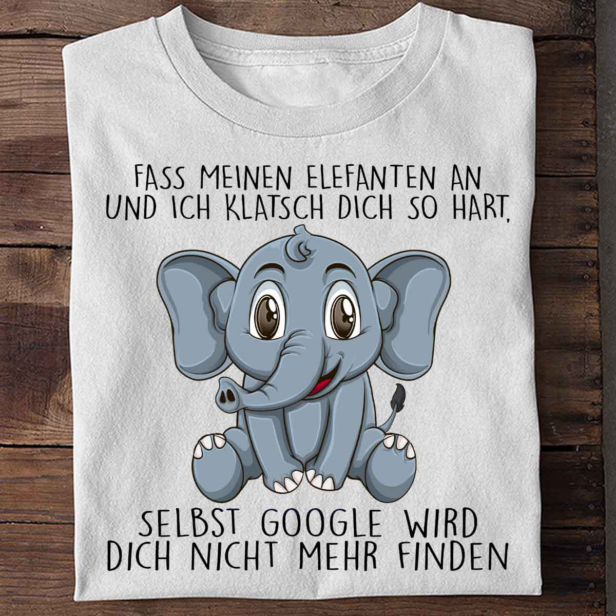 Google Elefant - Shirt Unisex