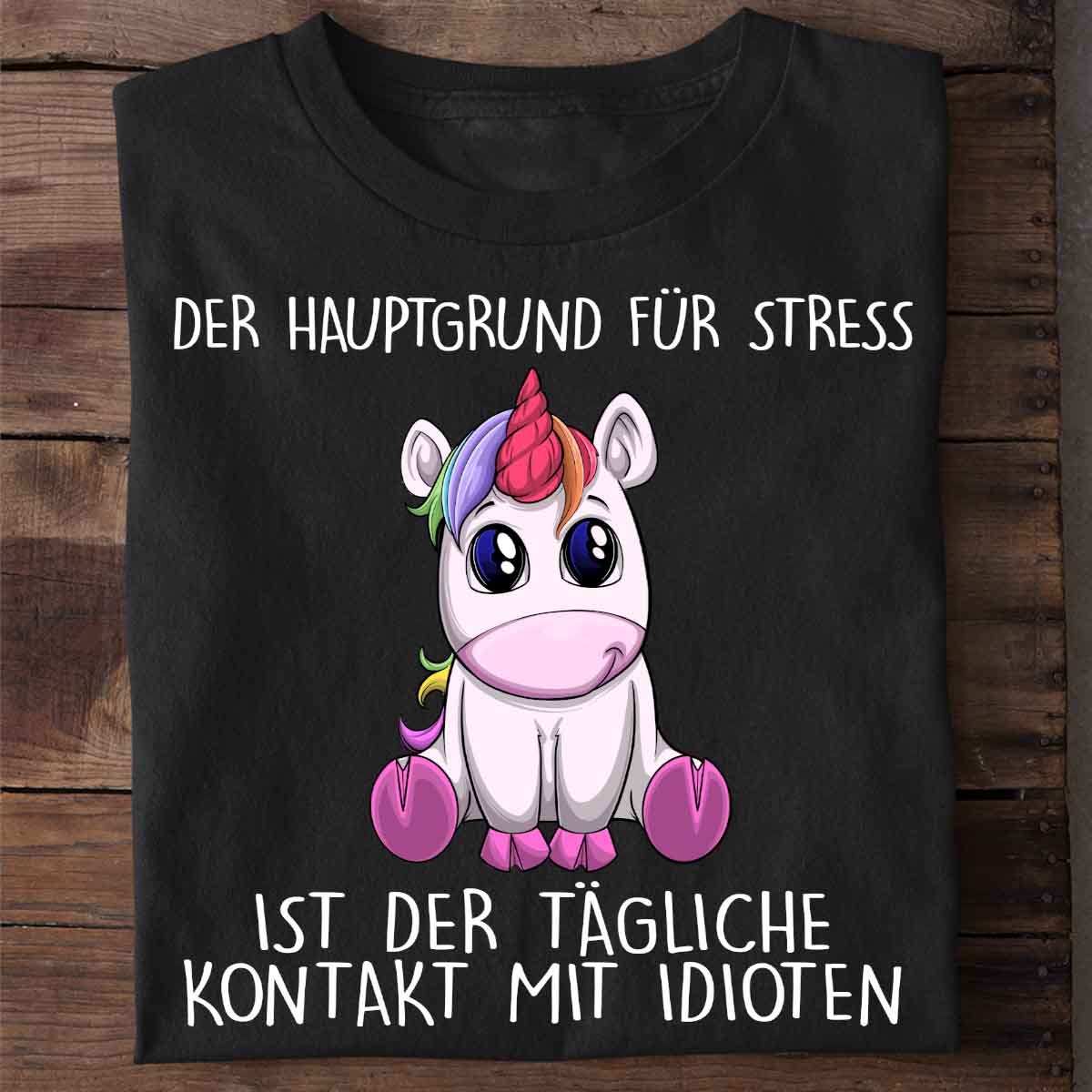Stress Einhorn - Shirt Unisex