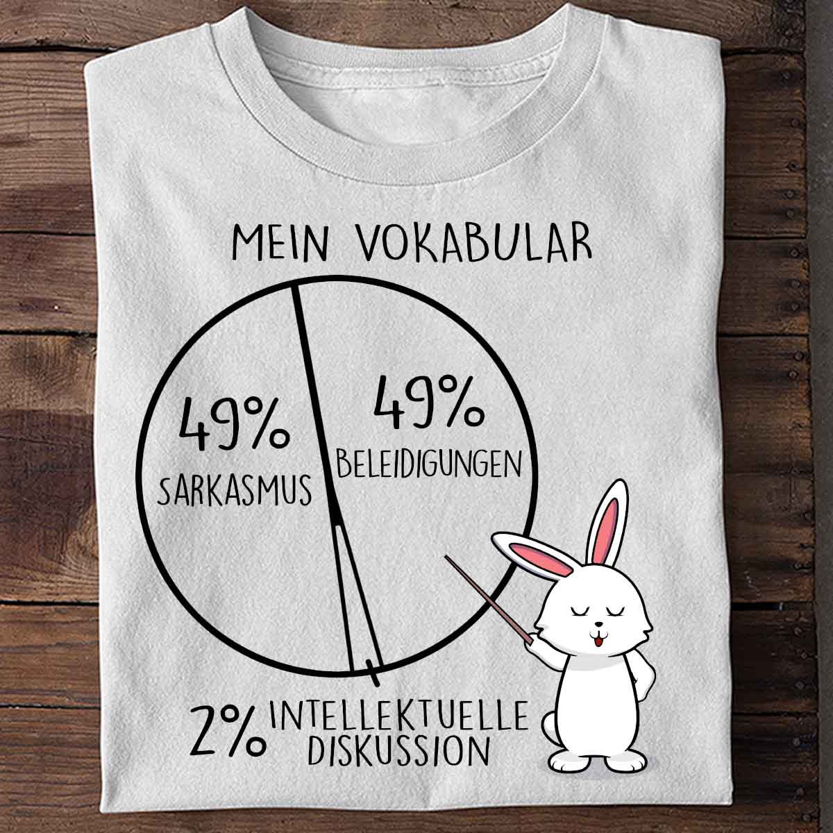 Vokabular Bunny - Shirt Unisex