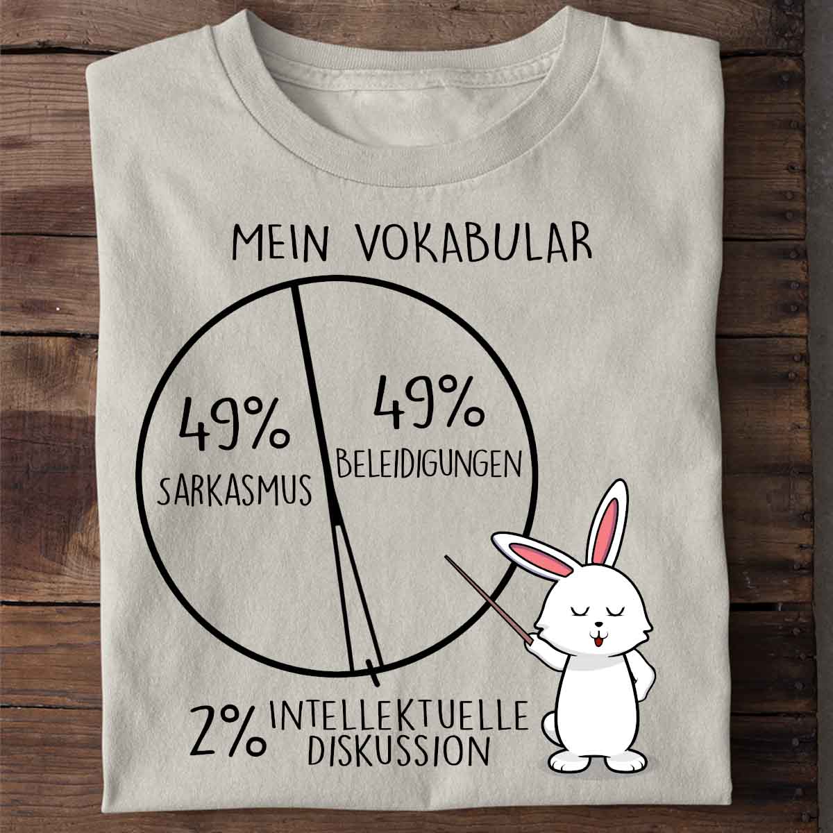 Vokabular Bunny - Shirt Unisex