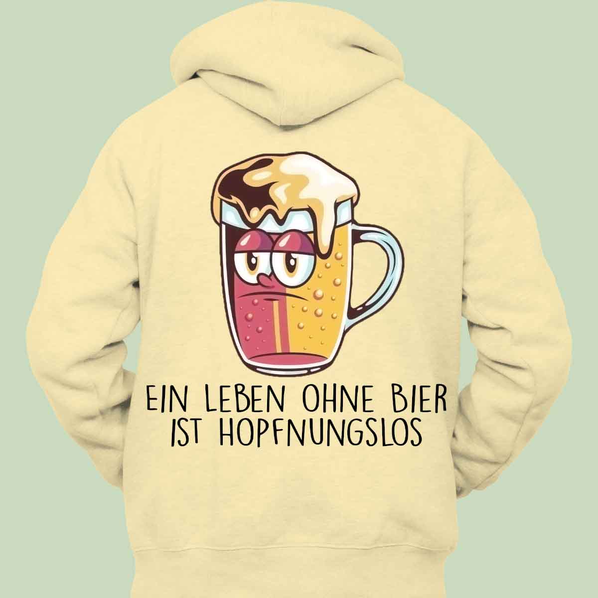 Hopfnungslos - Hoodie Unisex Rückendruck