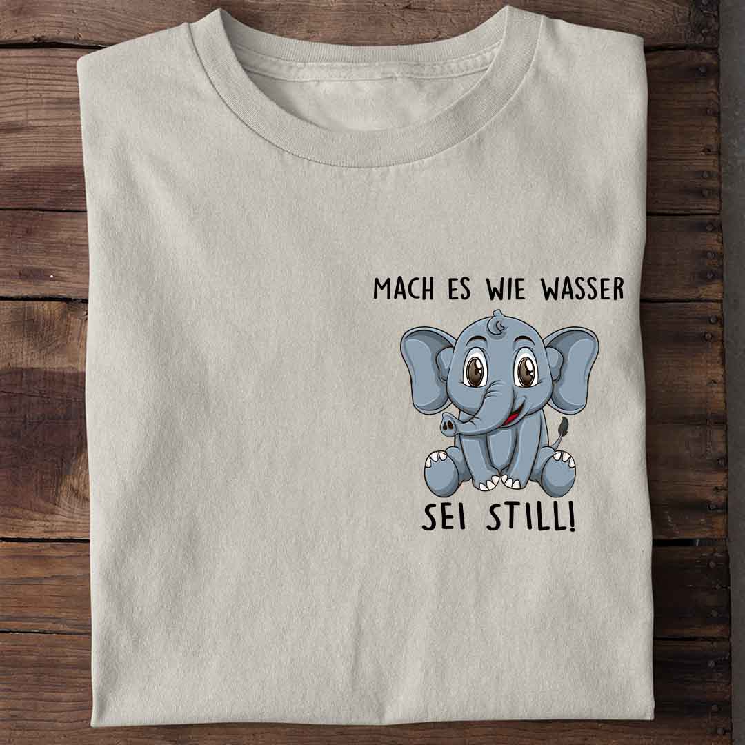 Still Elefant Brust - Shirt Unisex